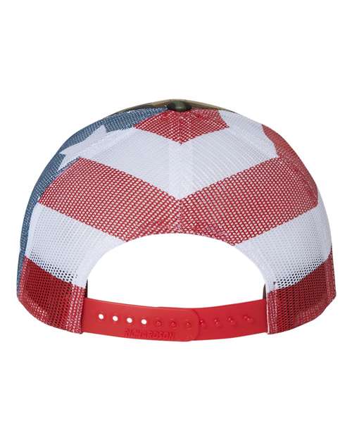 Richardson Printed Mesh Trucker Cap 112PM