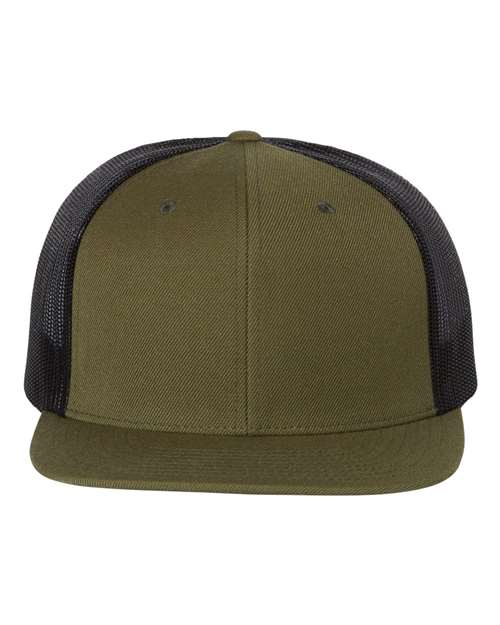 Richardson Wool Blend Flat Bill Trucker Cap 511