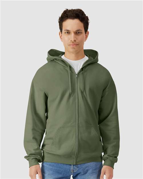 Gildan Unisex Softstyle® Full-Zip Hooded Sweatshirt SF600