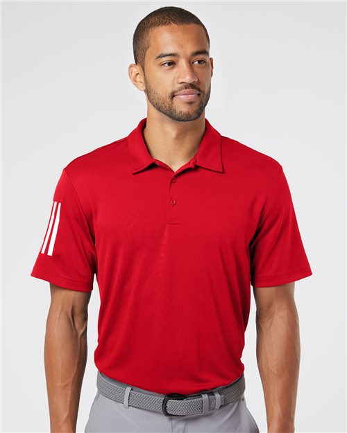 Adidas Men's Floating 3-Stripes Polo A480
