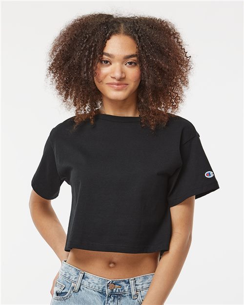 Champion Women's Heritage Jersey Crop T-Shirt T453W