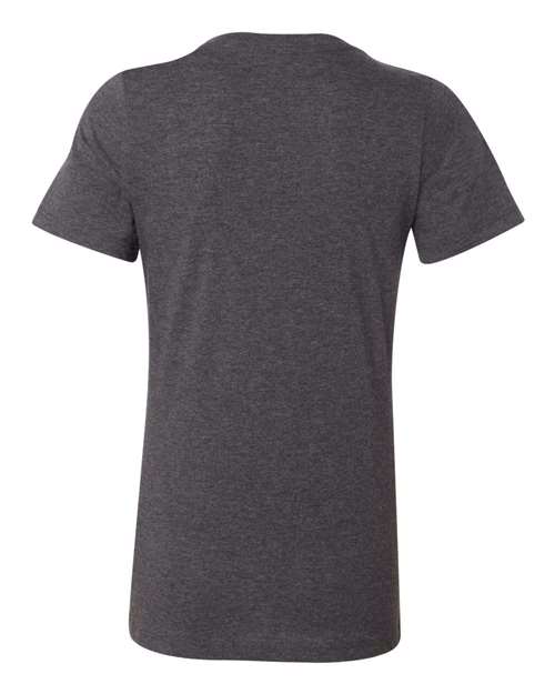 BELLA + CANVAS Women’s Relaxed Fit Heather CVC Tee 6400CVC - Dark Grey Heather