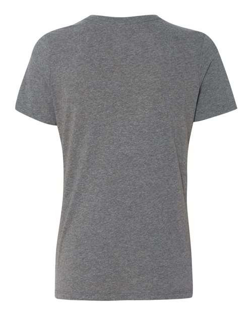 BELLA + CANVAS Women’s Relaxed Fit Heather CVC Tee 6400CVC - Deep Heather