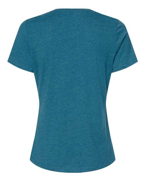 BELLA + CANVAS Women’s Relaxed Fit Heather CVC Tee 6400CVC - Heather Deep Teal
