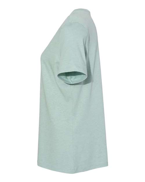 BELLA + CANVAS Women’s Relaxed Fit Heather CVC Tee 6400CVC - Heather Prism Dusty Blue