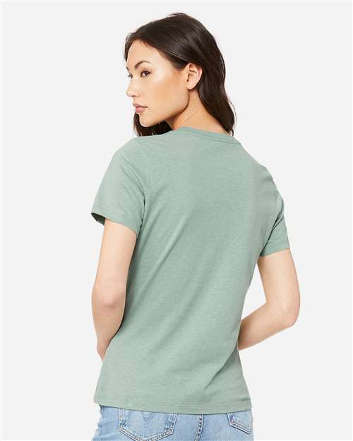 BELLA + CANVAS Women’s Relaxed Fit Heather CVC Tee 6400CVC
