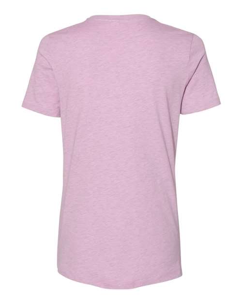 BELLA + CANVAS Women’s Relaxed Fit Heather CVC Tee 6400CVC - Heather Prism Lilac