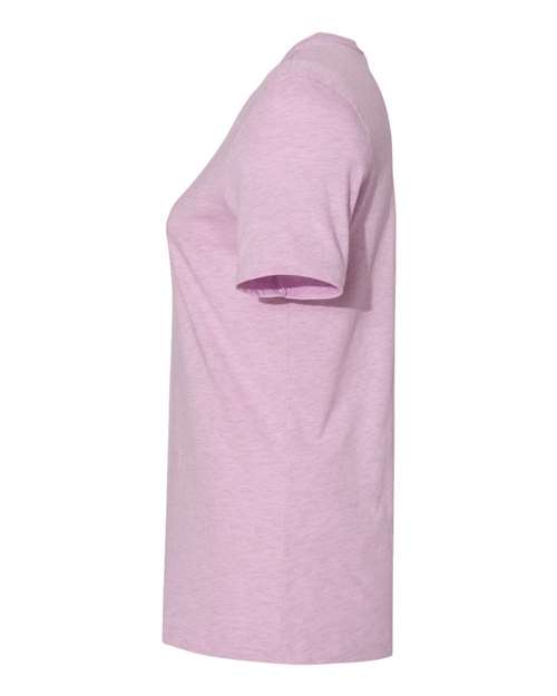 BELLA + CANVAS Women’s Relaxed Fit Heather CVC Tee 6400CVC - Heather Prism Lilac