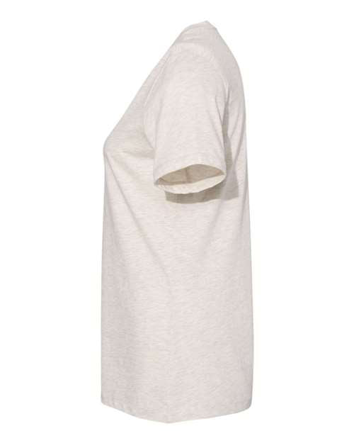 BELLA + CANVAS Women’s Relaxed Fit Heather CVC Tee 6400CVC - Heather Prism Natural