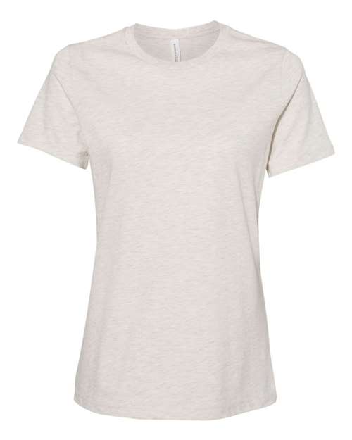 BELLA + CANVAS Women’s Relaxed Fit Heather CVC Tee 6400CVC - Heather Prism Natural