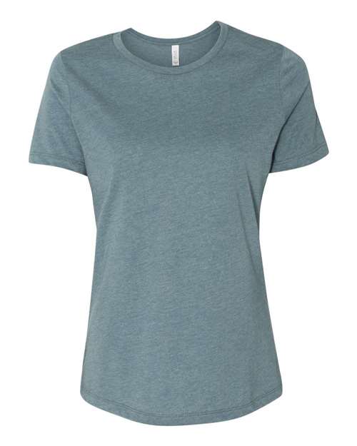 BELLA + CANVAS Women’s Relaxed Fit Heather CVC Tee 6400CVC - Heather Slate