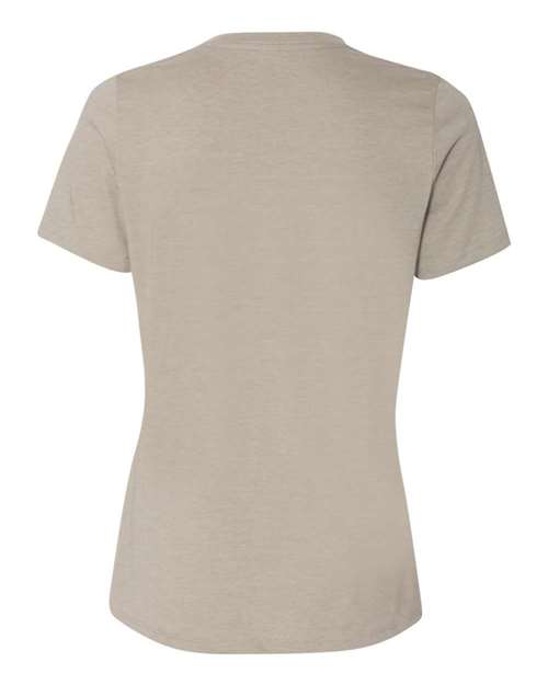 BELLA + CANVAS Women’s Relaxed Fit Heather CVC Tee 6400CVC - Heather Stone