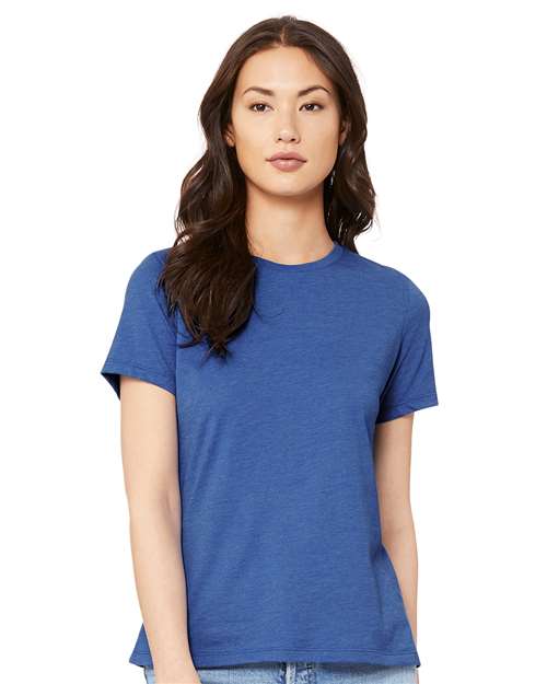 BELLA + CANVAS Women’s Relaxed Fit Heather CVC Tee 6400CVC