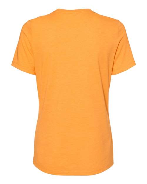 BELLA + CANVAS Women’s Relaxed Fit Heather CVC Tee 6400CVC - Heather Marmalade