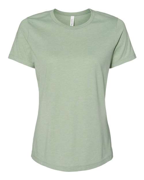 BELLA + CANVAS Women’s Relaxed Fit Heather CVC Tee 6400CVC - Heather Sage