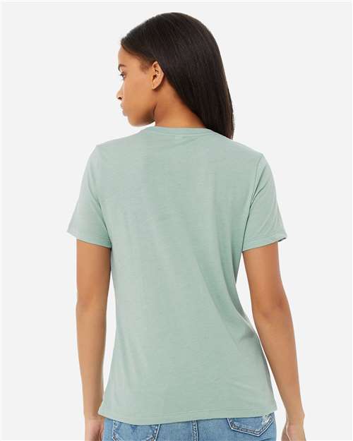 BELLA + CANVAS Women’s Relaxed Fit Triblend Tee 6413 - Dusty Blue Triblend
