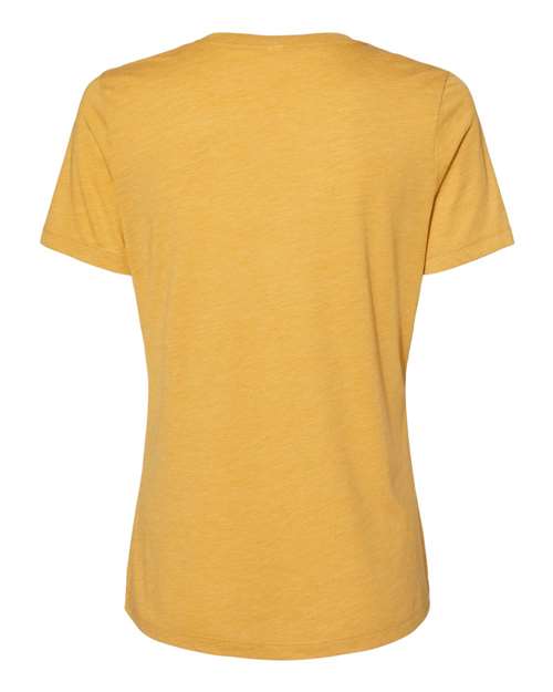 BELLA + CANVAS Women’s Relaxed Fit Triblend Tee 6413 - Mustard Triblend