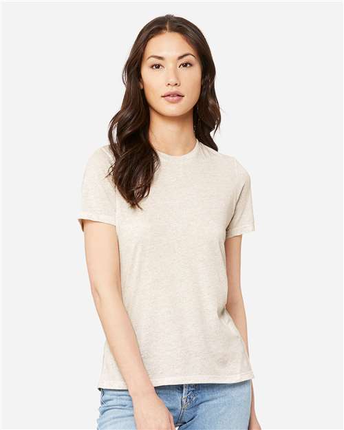 BELLA + CANVAS Women’s Relaxed Fit Triblend Tee 6413 - Oatmeal Triblend
