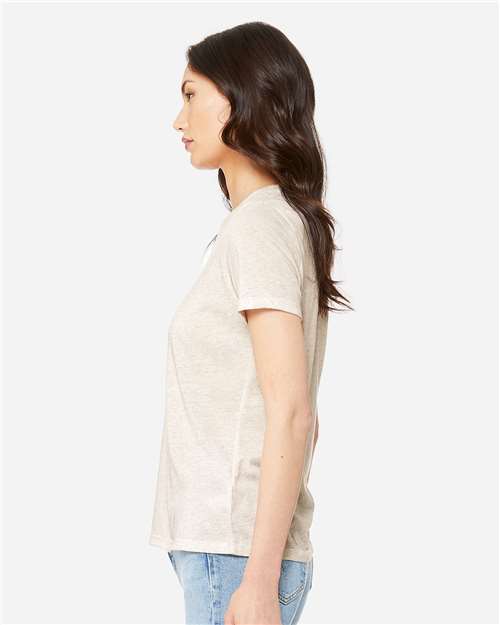 BELLA + CANVAS Women’s Relaxed Fit Triblend Tee 6413 - Oatmeal Triblend