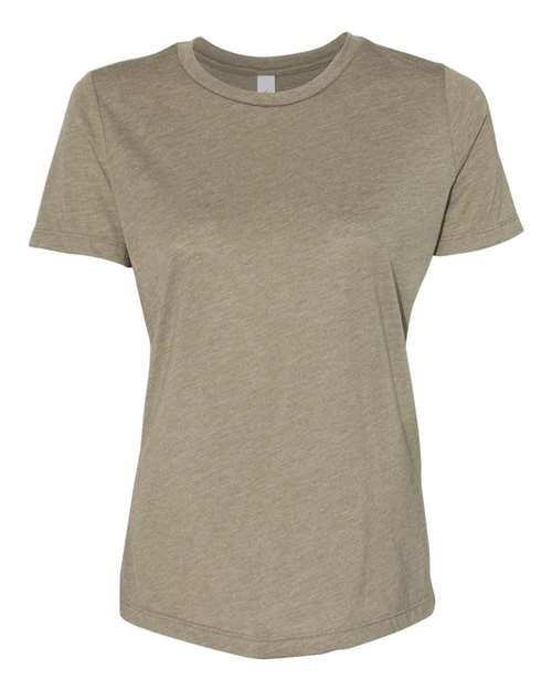 BELLA + CANVAS Women’s Relaxed Fit Triblend Tee 6413 - Olive Triblend