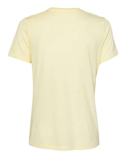 BELLA + CANVAS Women’s Relaxed Fit Triblend Tee 6413 - Pale Yellow Triblend