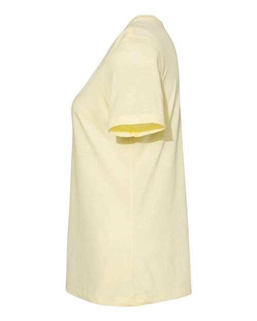 BELLA + CANVAS Women’s Relaxed Fit Triblend Tee 6413 - Pale Yellow Triblend