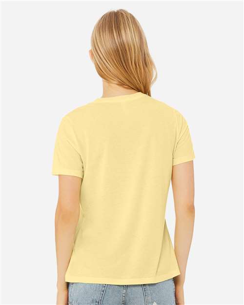 BELLA + CANVAS Women’s Relaxed Fit Triblend Tee 6413 - Pale Yellow Triblend