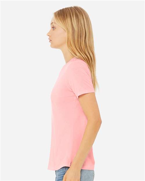 BELLA + CANVAS Women’s Relaxed Fit Triblend Tee 6413 - Pink Triblend
