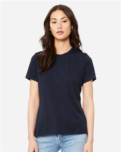 BELLA + CANVAS Women’s Relaxed Fit Triblend Tee 6413 - Solid Navy Triblend