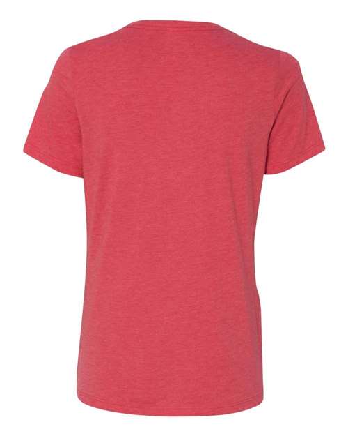 BELLA + CANVAS Women’s Relaxed Fit Triblend Tee 6413 - Red Triblend