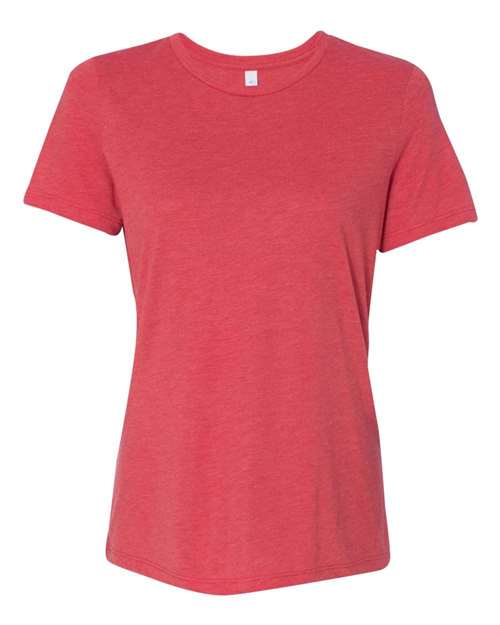 BELLA + CANVAS Women’s Relaxed Fit Triblend Tee 6413 - Red Triblend