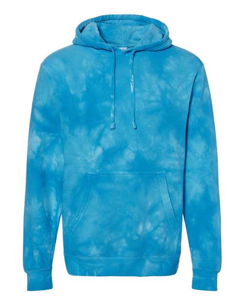 Independent Trading Co. Unisex Midweight Tie-Dyed Hooded Sweatshirt PRM4500TD