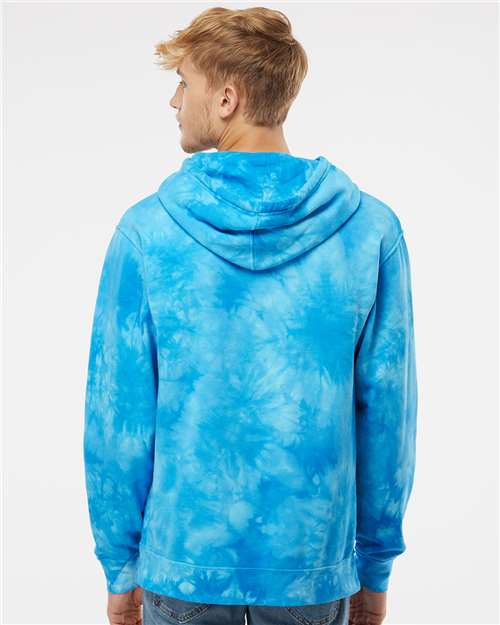 Independent Trading Co. Unisex Midweight Tie-Dyed Hooded Sweatshirt PRM4500TD