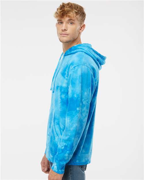 Independent Trading Co. Unisex Midweight Tie-Dyed Hooded Sweatshirt PRM4500TD
