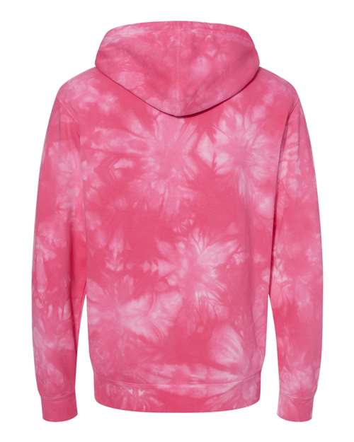 Independent Trading Co. Unisex Midweight Tie-Dyed Hooded Sweatshirt PRM4500TD