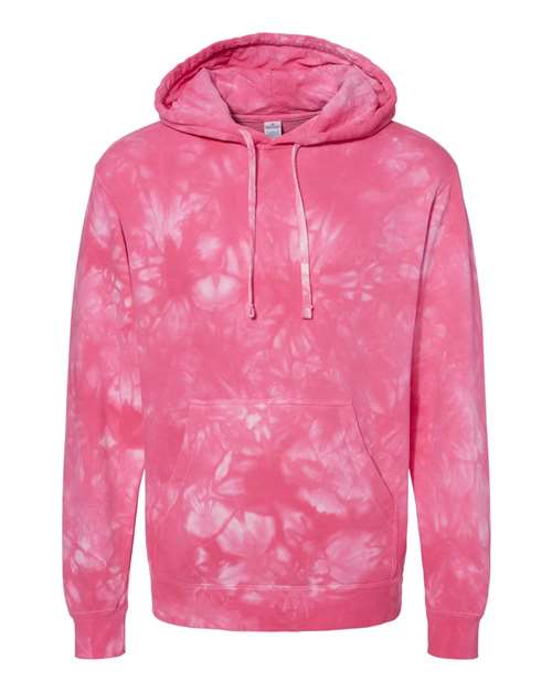 Independent Trading Co. Unisex Midweight Tie-Dyed Hooded Sweatshirt PRM4500TD