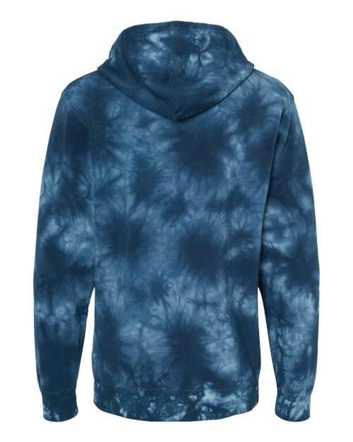 Independent Trading Co. Unisex Midweight Tie-Dyed Hooded Sweatshirt PRM4500TD