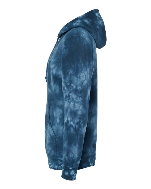 Independent Trading Co. Unisex Midweight Tie-Dyed Hooded Sweatshirt PRM4500TD