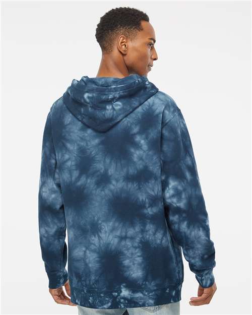 Independent Trading Co. Unisex Midweight Tie-Dyed Hooded Sweatshirt PRM4500TD