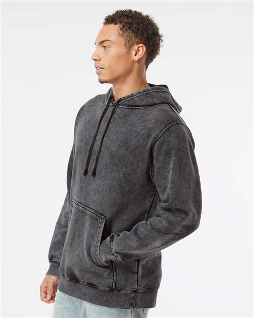 Independent Trading Co. Unisex Midweight Mineral Wash Hooded Sweatshirt PRM4500MW