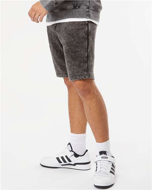 Independent Trading Co. Unisex Mineral Wash Fleece Shorts PRM50STMW