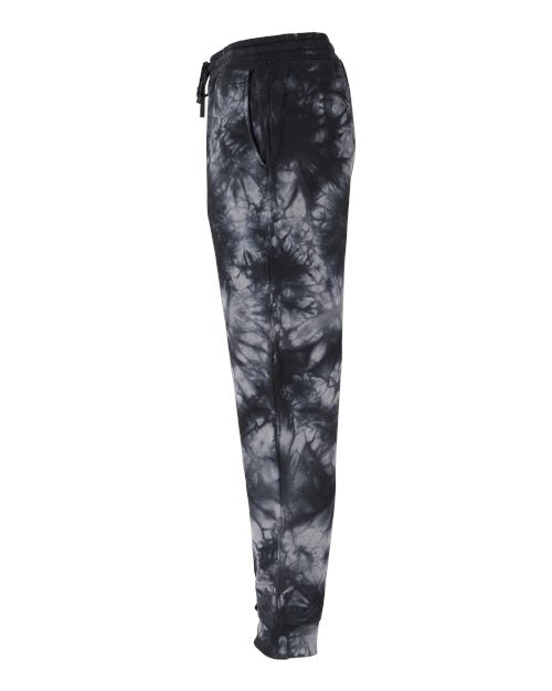 Independent Trading Co. Unisex Tie-Dyed Fleece Sweatpants PRM50PTTD