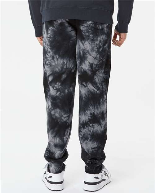 Independent Trading Co. Unisex Tie-Dyed Fleece Sweatpants PRM50PTTD