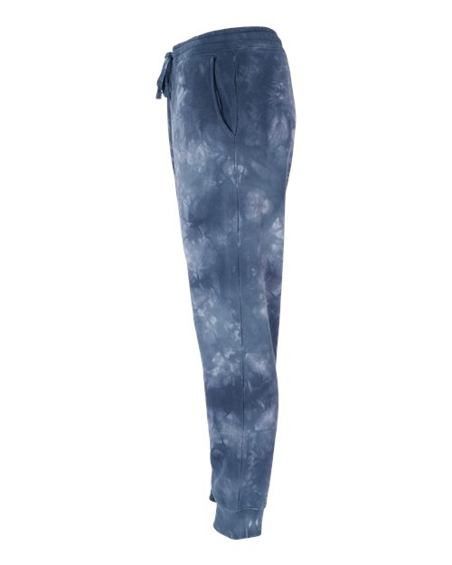 Independent Trading Co. Unisex Tie-Dyed Fleece Sweatpants PRM50PTTD