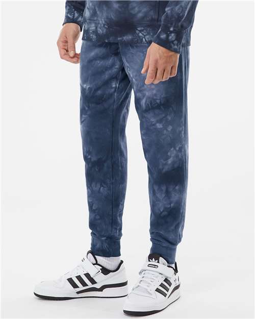 Independent Trading Co. Unisex Tie-Dyed Fleece Sweatpants PRM50PTTD