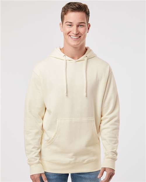 Independent Trading Co. Unisex Midweight Hooded Sweatshirt SS4500 - Bone