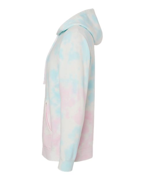 Independent Trading Co. Unisex Midweight Tie-Dyed Hooded Sweatshirt PRM4500TD