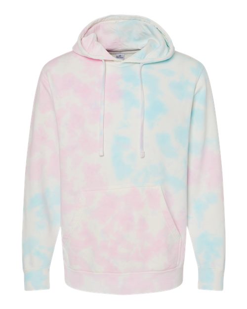 Independent Trading Co. Unisex Midweight Tie-Dyed Hooded Sweatshirt PRM4500TD