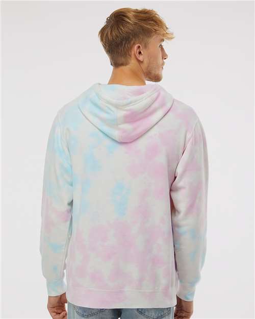 Independent Trading Co. Unisex Midweight Tie-Dyed Hooded Sweatshirt PRM4500TD