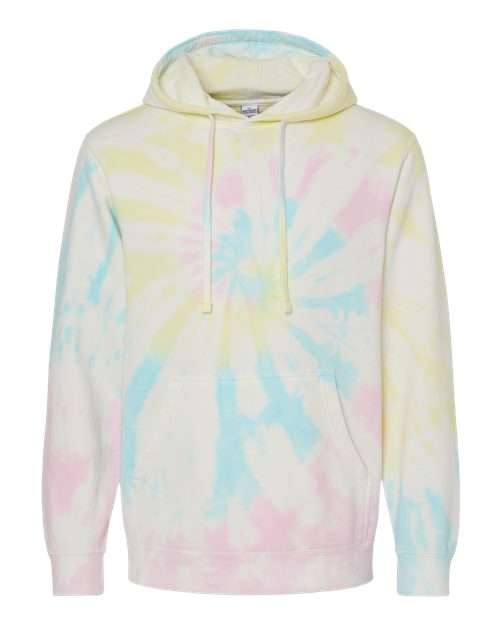 Independent Trading Co. Unisex Midweight Tie-Dyed Hooded Sweatshirt PRM4500TD